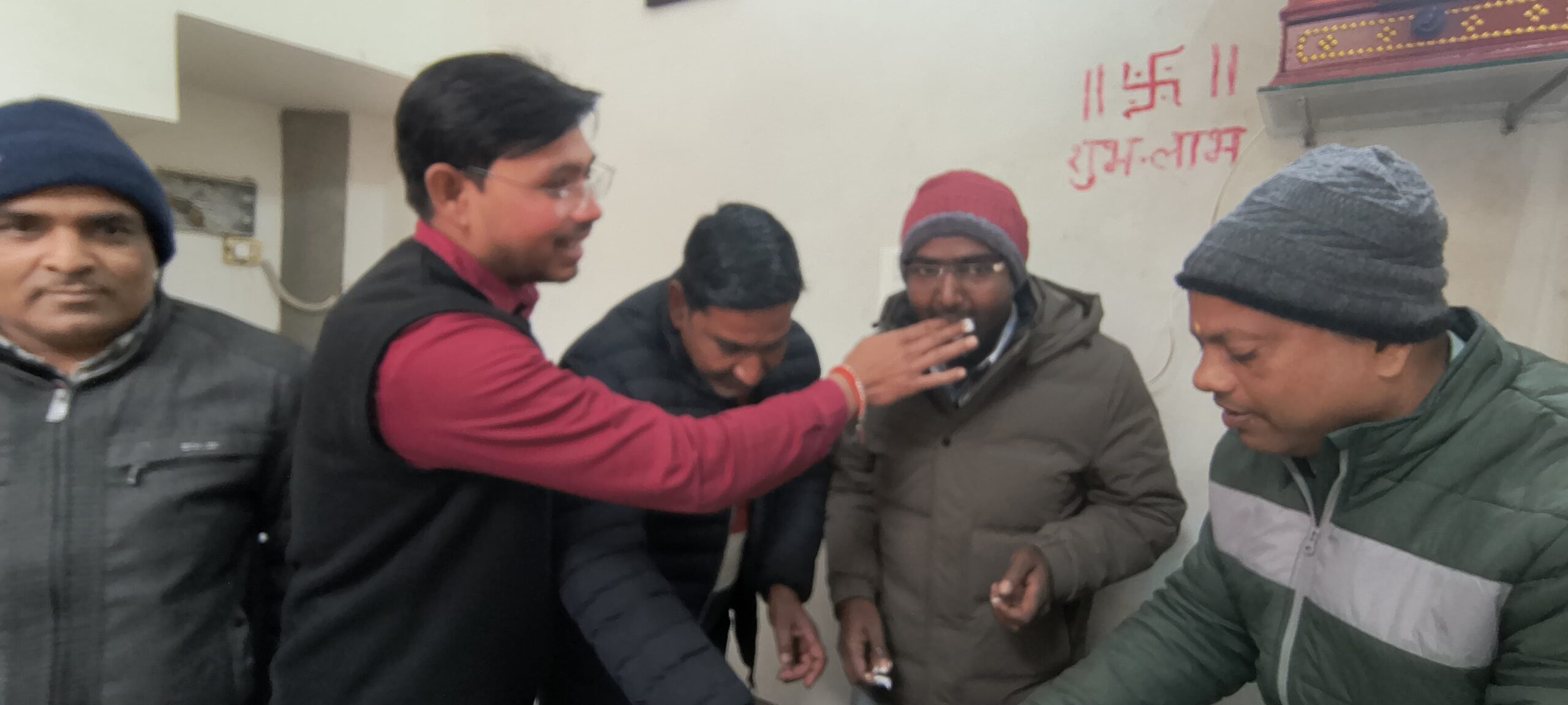 पूरनपुर प्रेस क्लब ने पीलीभीत की आवाज के संपादक राजेश कुशवाहा का मनाया जन्मदिन