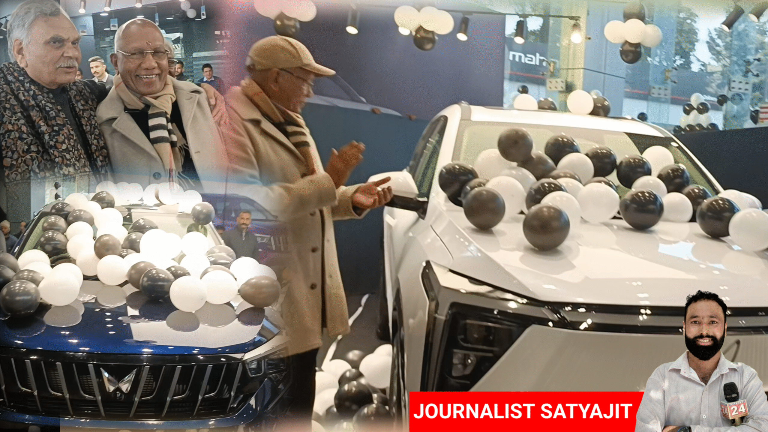 कुमार ऑटोव्हील्स रुद्रपुर में महिन्द्रा के दो नए वाहनों XUV-7XO और XEV-9S की भव्य लॉन्चिंग