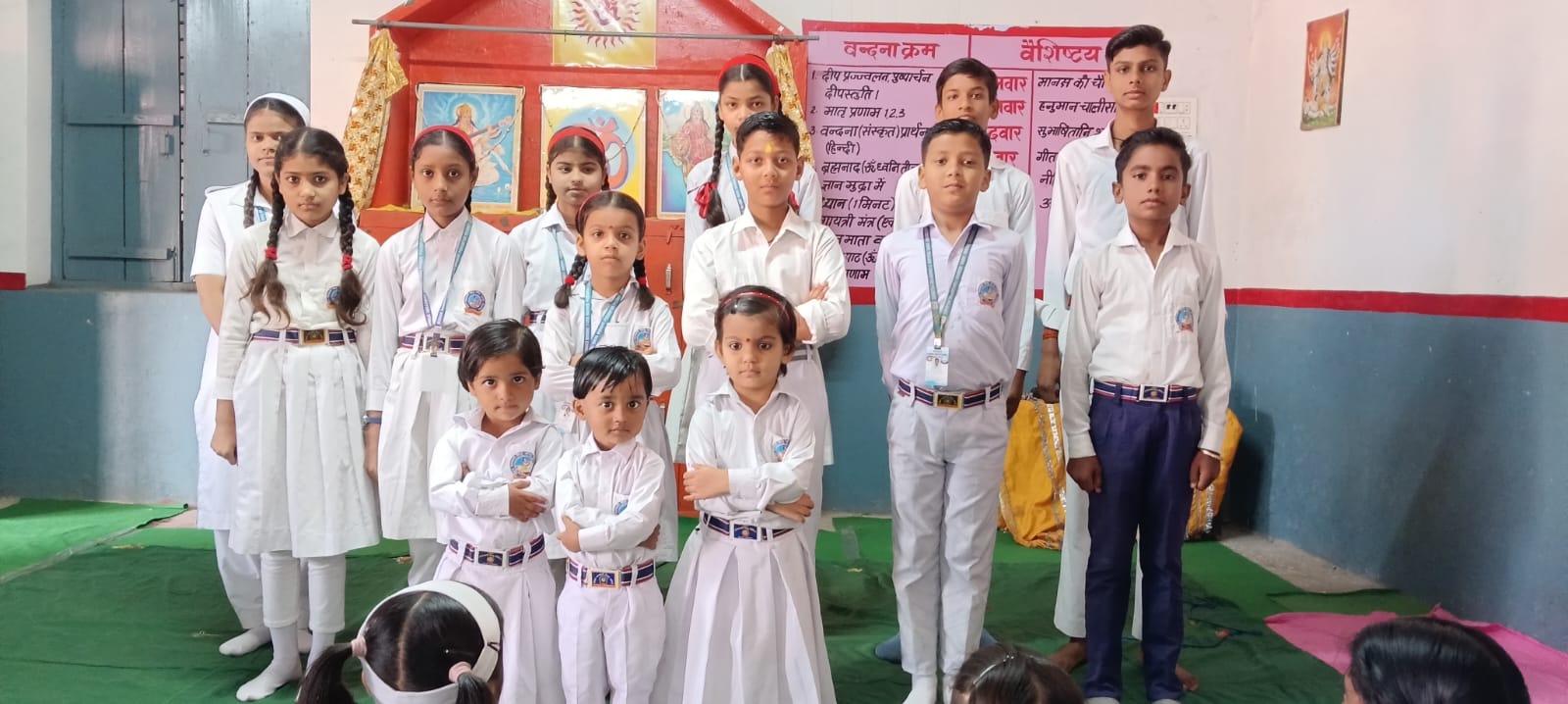 मोहन सरस्वती शिशु विद्या मंदिर में बस्ता प्रतियोगिता हुए संपन्न
